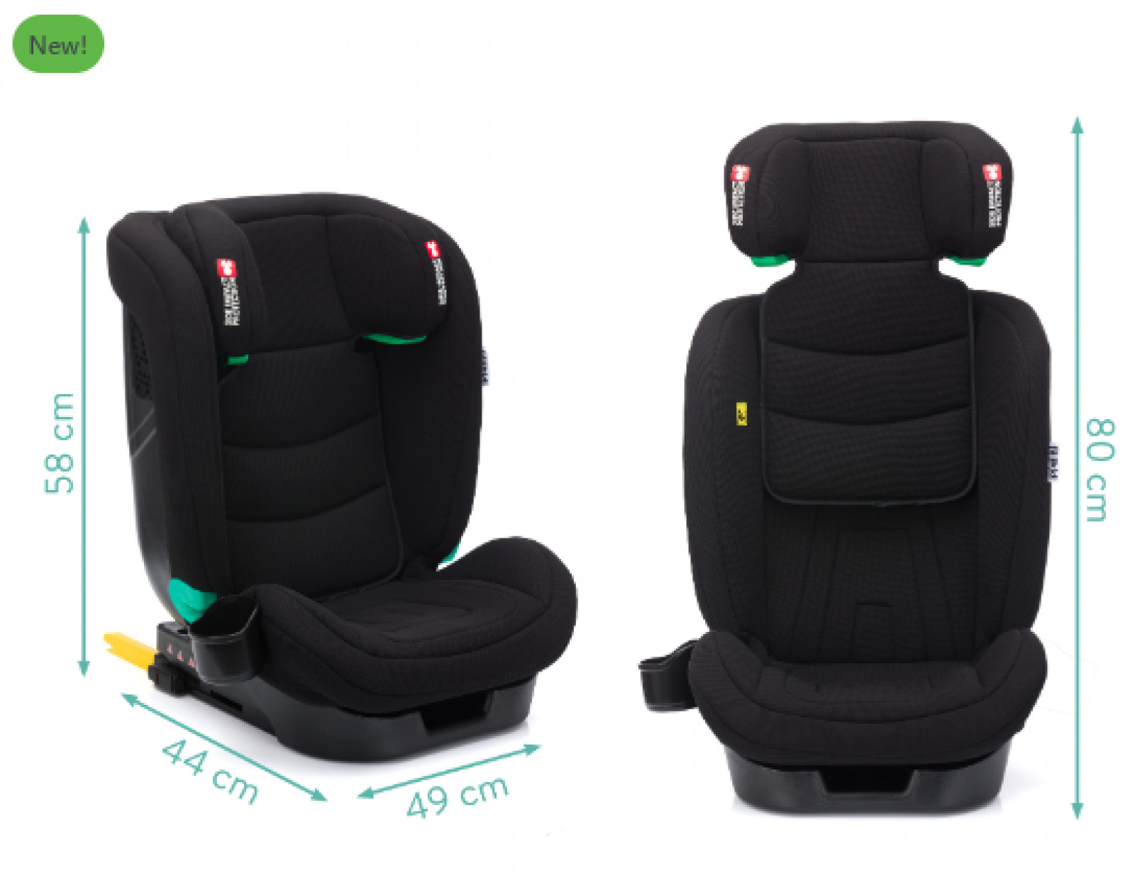 Rehausseur isofix I-Size 100-150cm noir BFL202-06 - photo 6