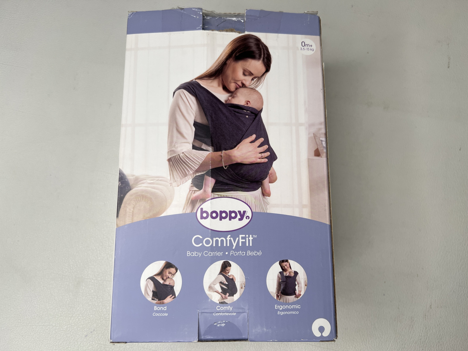 Porte bébé Boppy ComfyFit gris chiné - photo 6