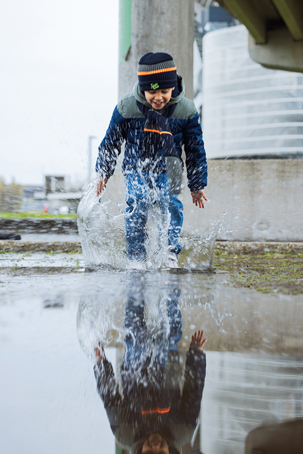 Veste hiver marine et kaki - photo 7