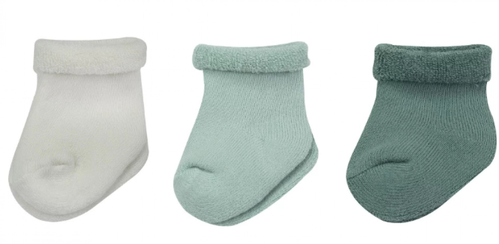 Lot de 3 paires de chaussettes 0-6M Ton de vert - photo 6