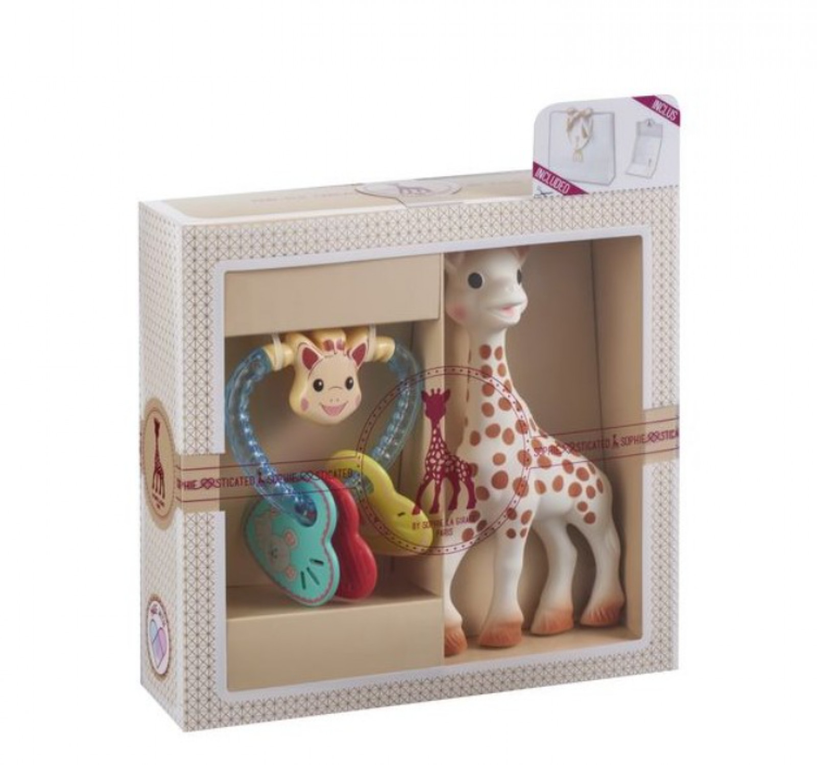 Set 3 Sophie la girafe + hochet coeur - photo 6