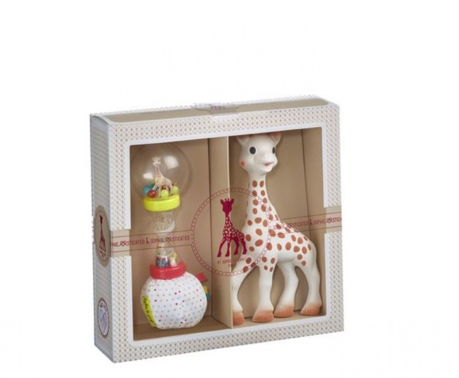 Set 4 Sophie la girafe + hochet soft maracas - photo 6