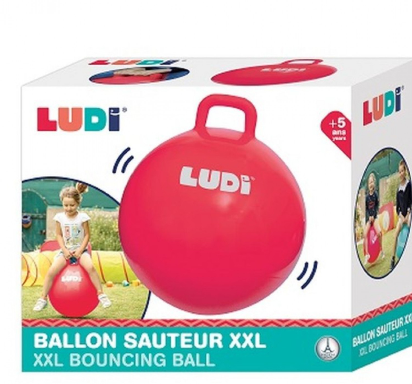 Ballon sauteur XXL rouge - photo 6