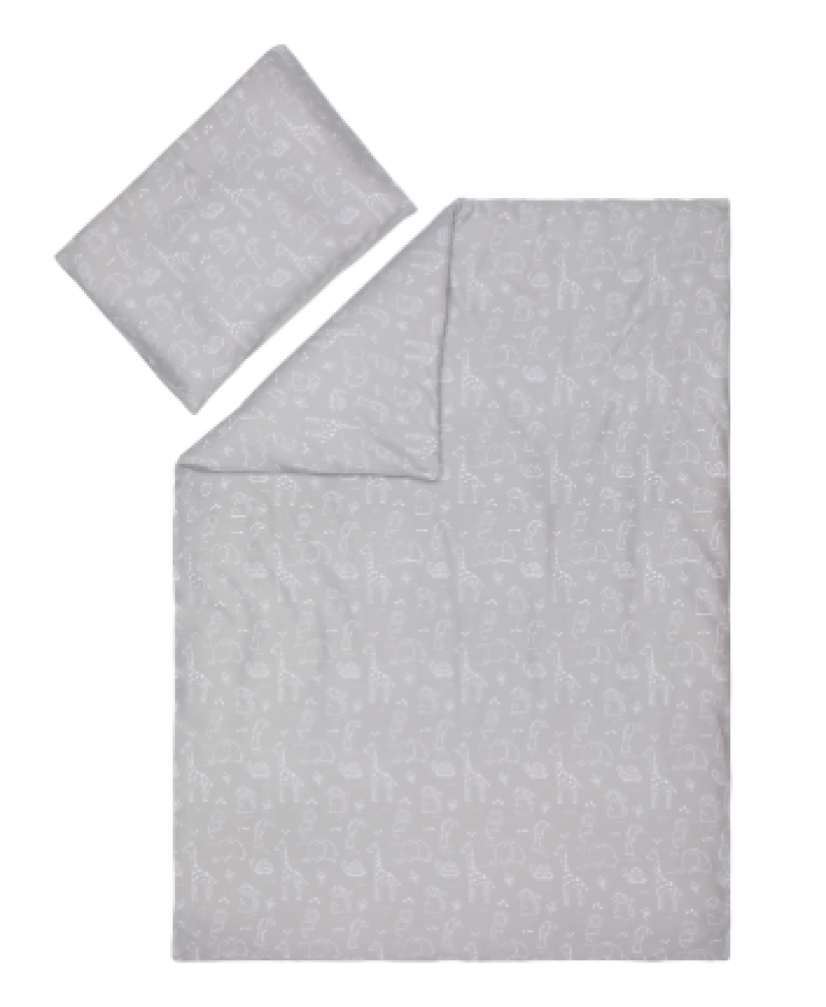 H .de couette + taie jersey 100*135cm Safari gris 013-77 - photo 7