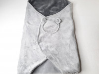 Couverture envelopante grise - Boutique Toup'tibou - photo 7